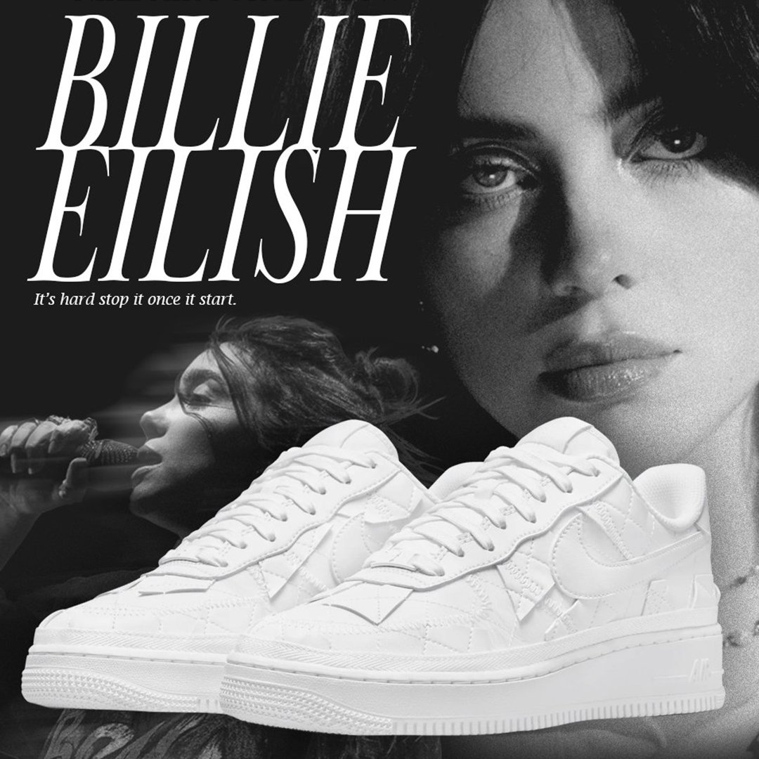 Billie Eilish x Nike Air Force 1 Low “Triple White” Releases March