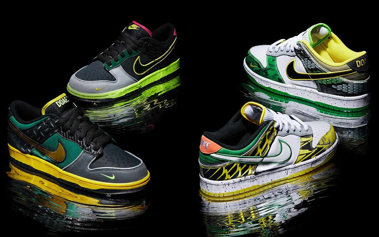 Dunk Low “What the Duck” với các phối màu “Home” và “Away”