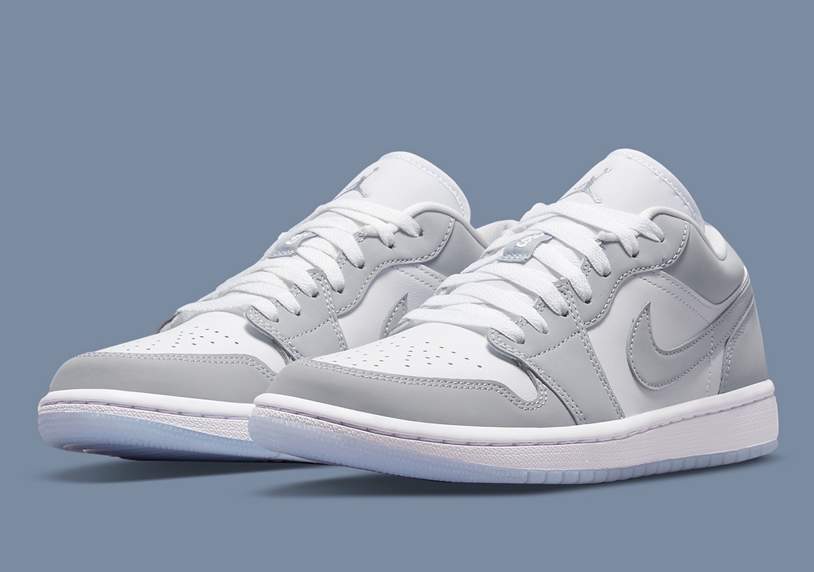 Wmns Air Jordan 1 Low White Wolf Grey | vago24h