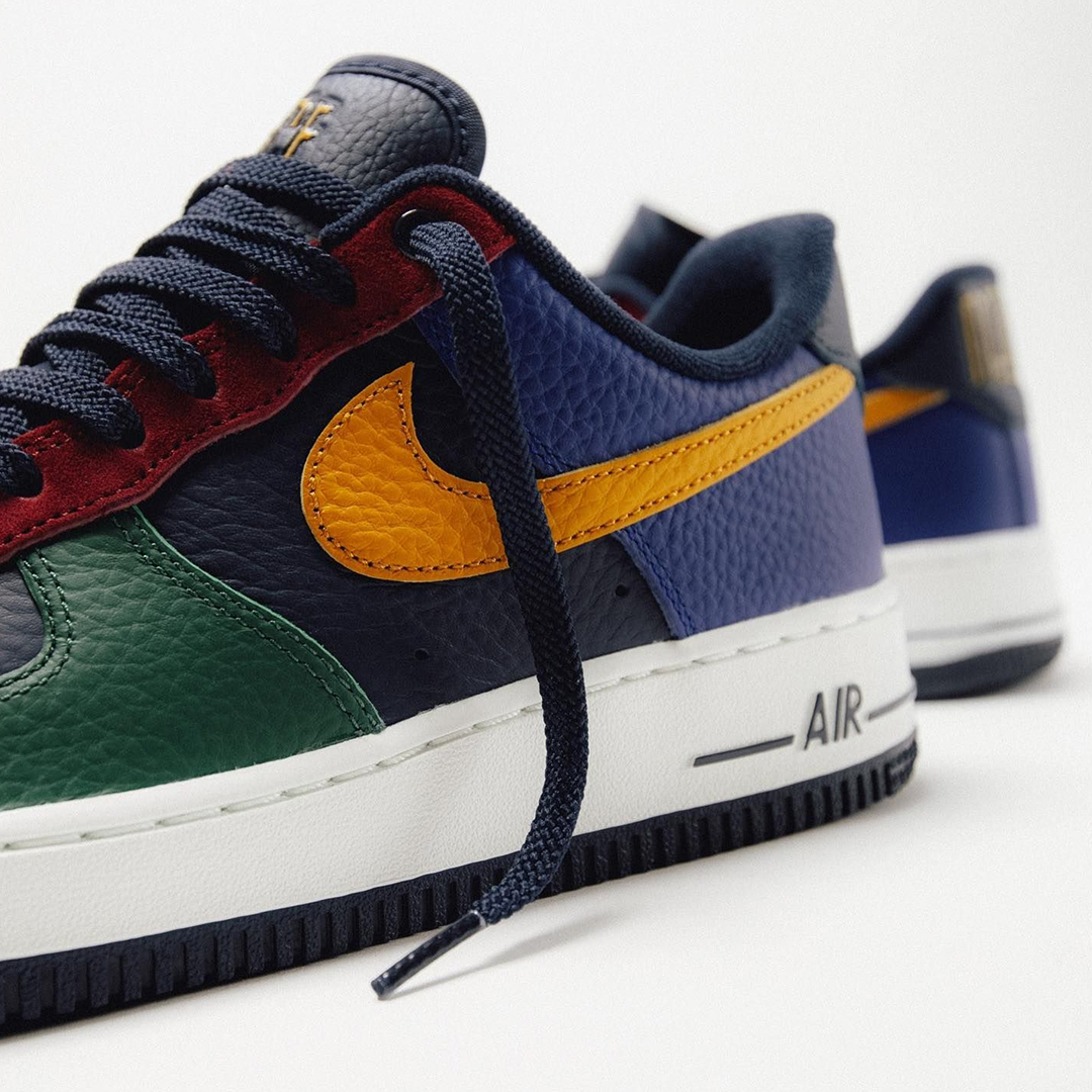 Nike WMNS Air Force 1 Low “Gorge Green Gold Suede Obsidian”